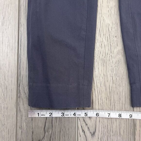 Everlane Women Size 4 Gray Side Zip Stretch Cotton Ankle Skinny Leg Pants Office - Picture 13 of 15